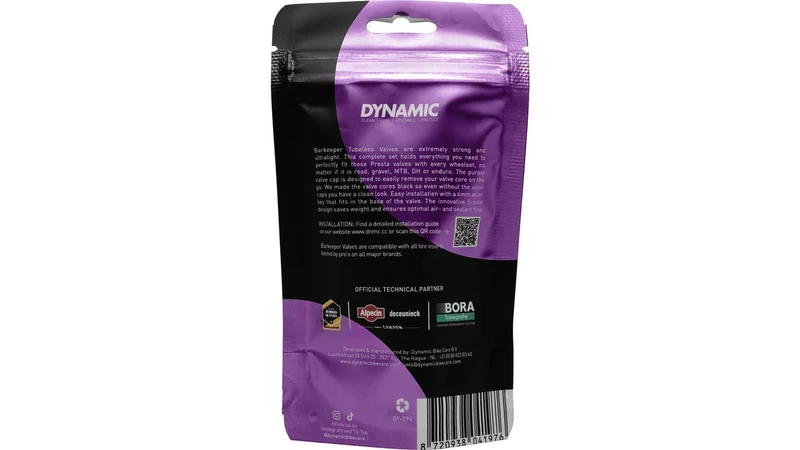 Dynamic Bar Keeper Tubeless Ventile 2 Stück schwarz