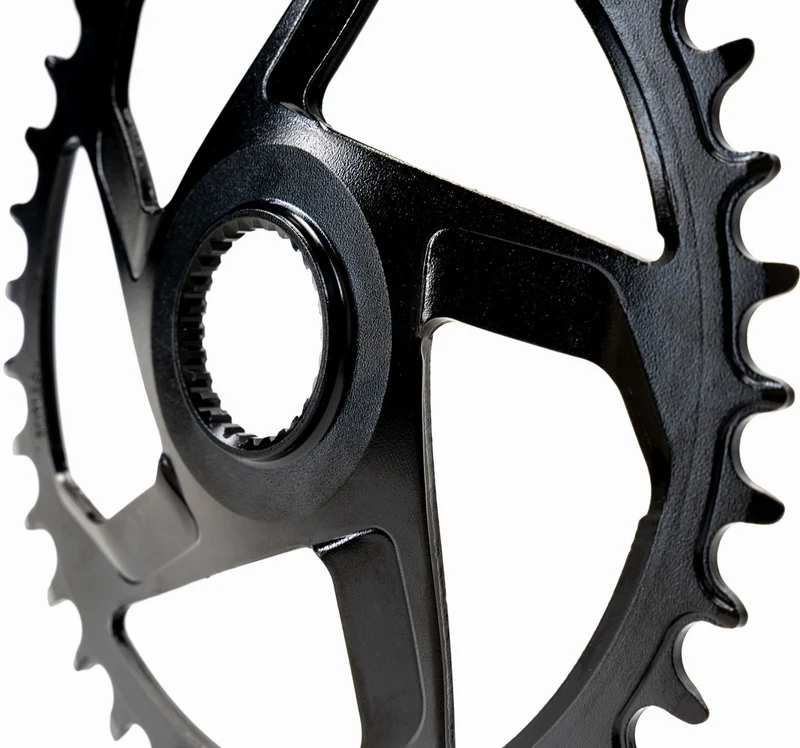 Acid Hybrid HPS CL52 BDU38/34 Kettenblatt kompatibel mit Shimano 10/11-fach Offset 41,3 mm Kettenlinie 52 mm black