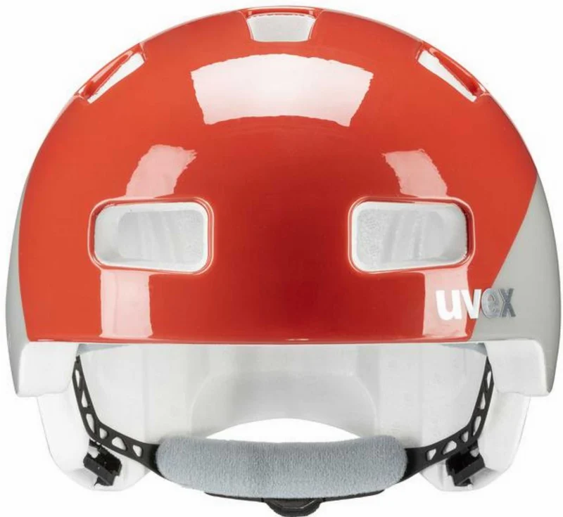 Uvex HLMT 4 Kinder-Helm grapefruit - grey