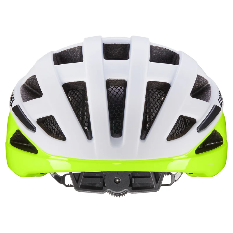 Uvex I-Volute Rennrad-Helm white-neon yellow matt