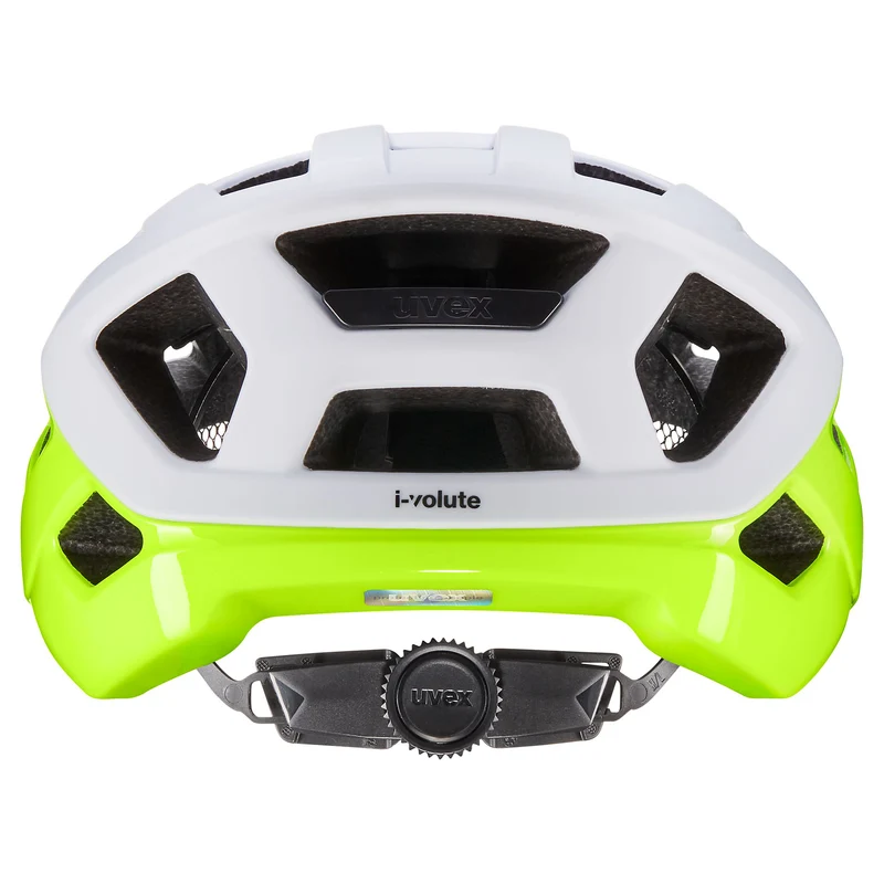 Uvex I-Volute Rennrad-Helm white-neon yellow matt