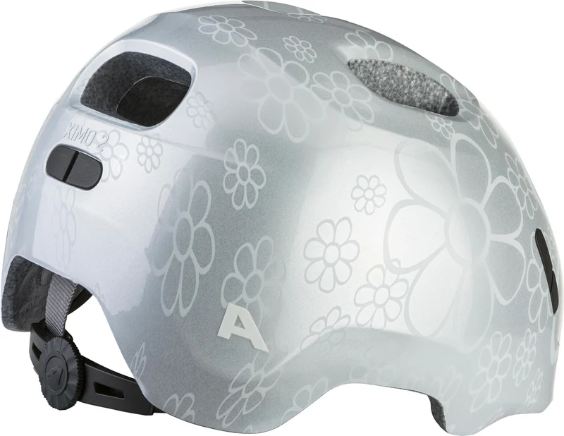Alpina Ximo 2 Kinder-Helm silver flower gloss