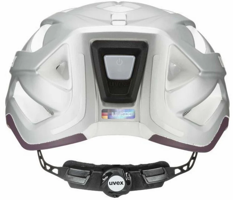 Uvex City Active Helm silver plum matt