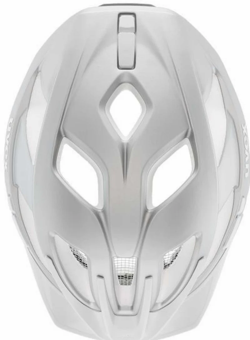 Uvex City Active Helm silver plum matt