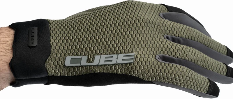 Cube Gravity TM Handschuhe lang olive´n´grey