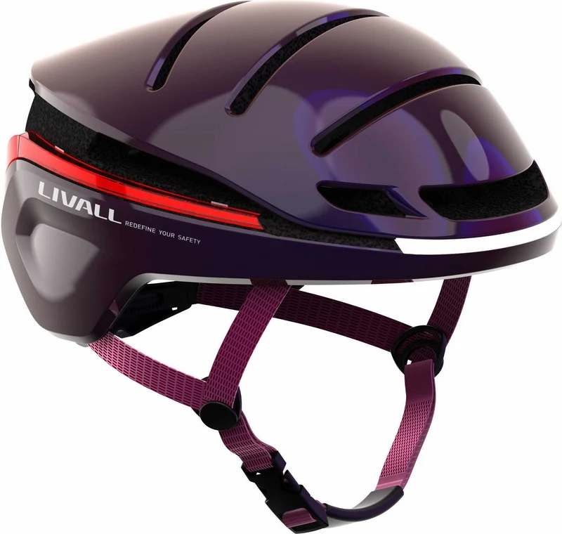 B-Ware - Livall EVO21 Helm + BR 80 Fernbedienung violett (Gebrauchtware)