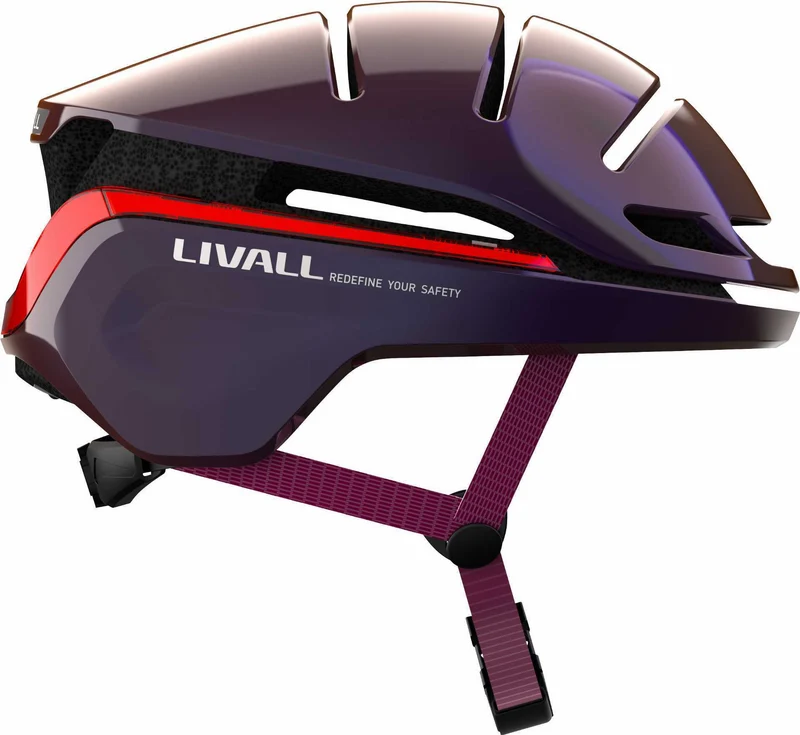 B-Ware - Livall EVO21 Helm + BR 80 Fernbedienung violett (Gebrauchtware)