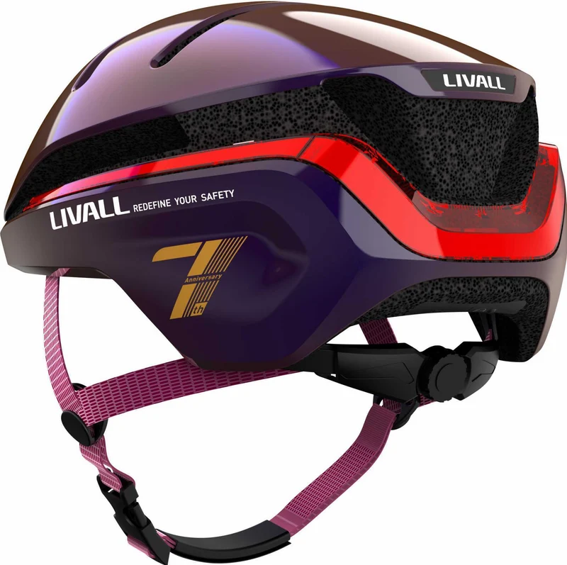 B-Ware - Livall EVO21 Helm + BR 80 Fernbedienung violett (Gebrauchtware)