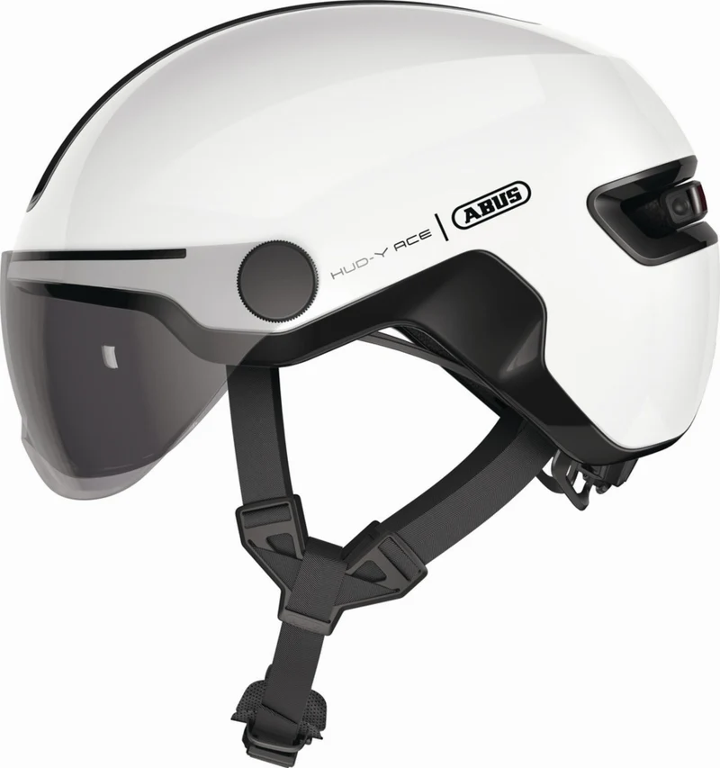 Abus Hud-Y Ace Helm shiny white