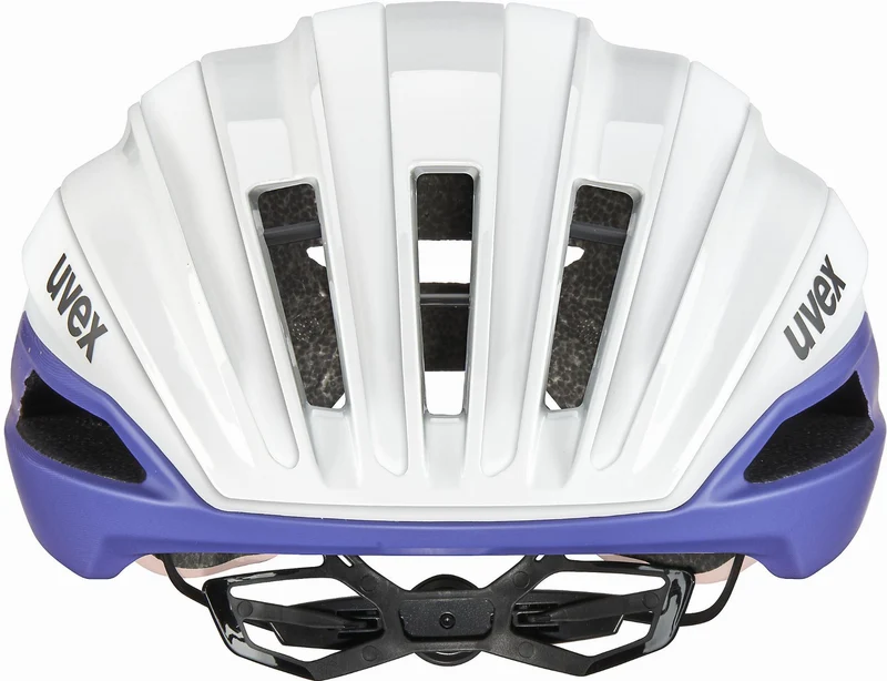 Uvex Surge Aero Mips Rennrad-Helm white-lilac apricot matt