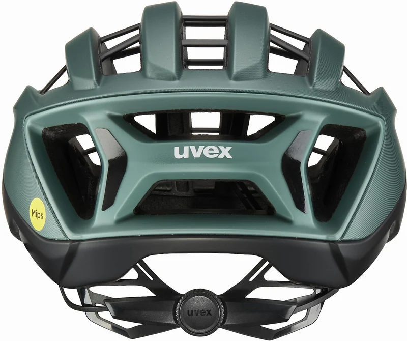 Uvex Surge Aero Mips Rennrad-Helm black-sage green matt