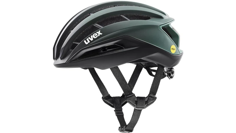Uvex Surge Aero Mips Rennrad-Helm black-sage green matt