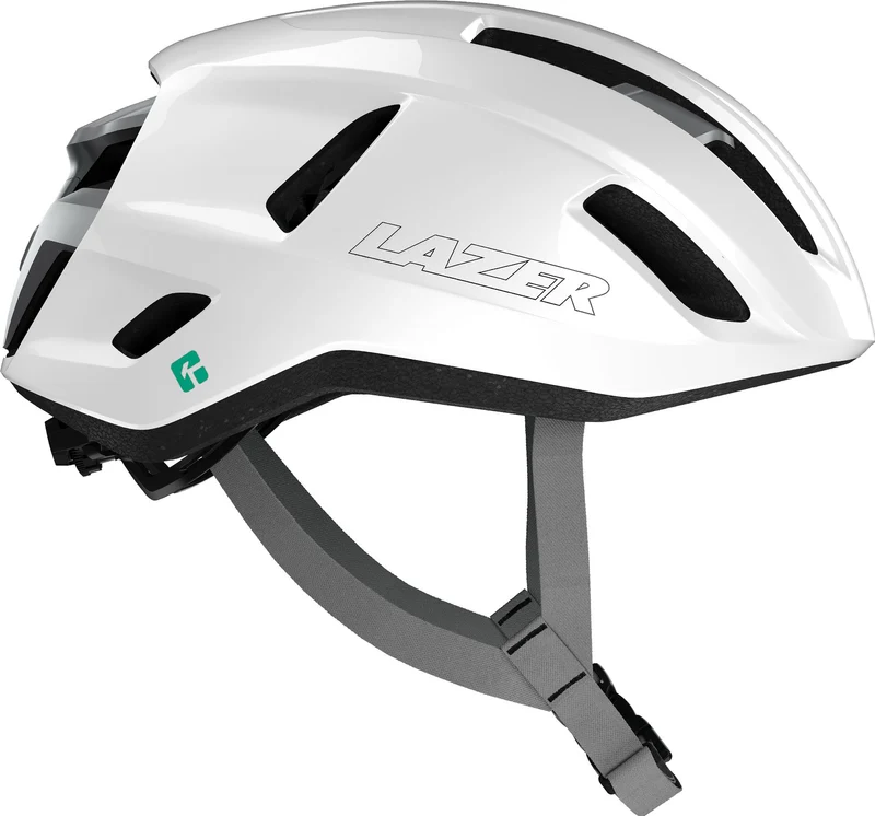 Lazer Sphere KinetiCore Rennrad-Helm white silver