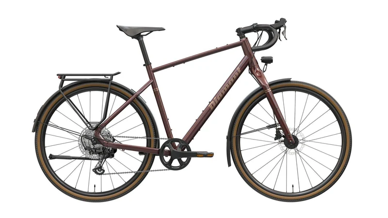 Diamant Nhoma SO Gravelbike Herren 28" schwarzkirsch metallic