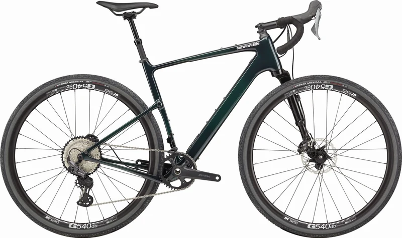 Cannondale Topstone Carbon 2 Lefty Gravelbike Diamant 28" green