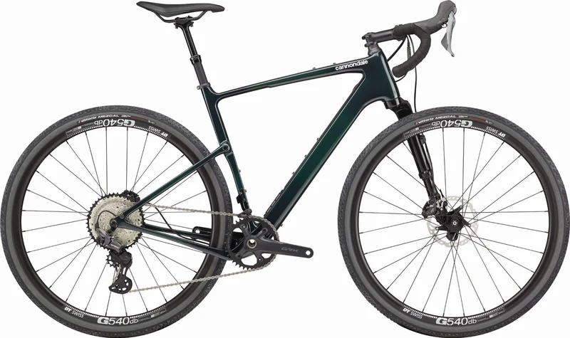 Cannondale Topstone Carbon 2 Lefty Gravelbike Diamant 28" green