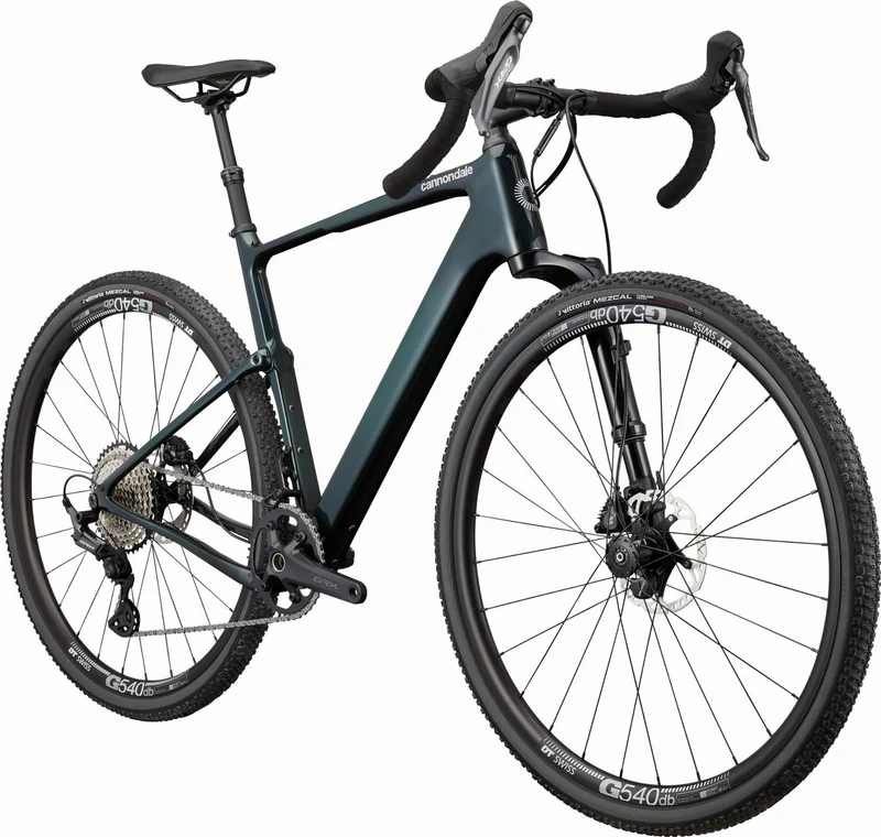 Cannondale Topstone Carbon 2 Lefty Gravelbike Diamant 28" green