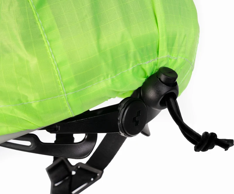 Cube Helm Regenüberzug green