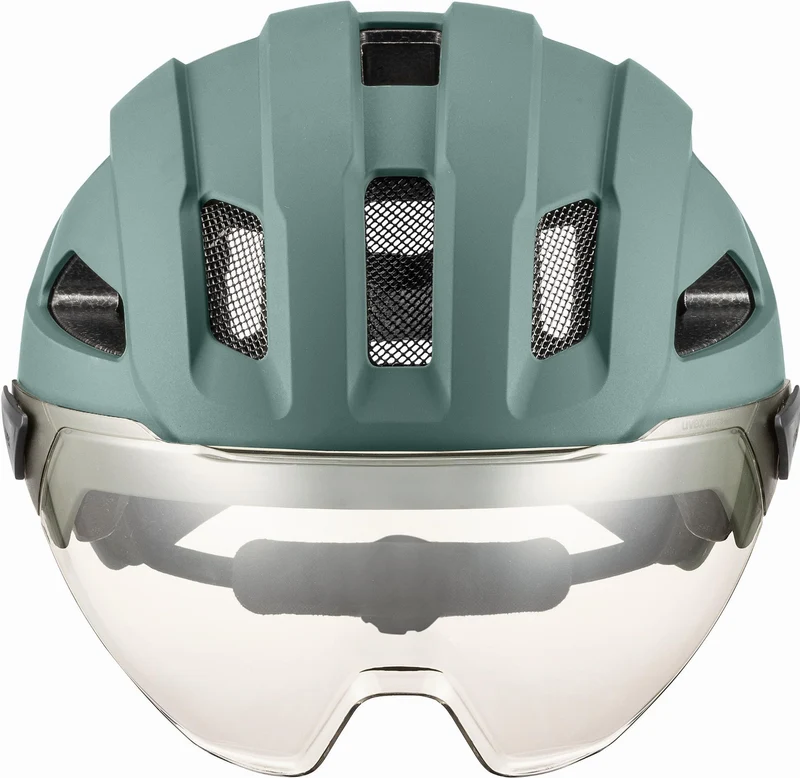 Uvex Stride Visor Mips Helm sage green matt