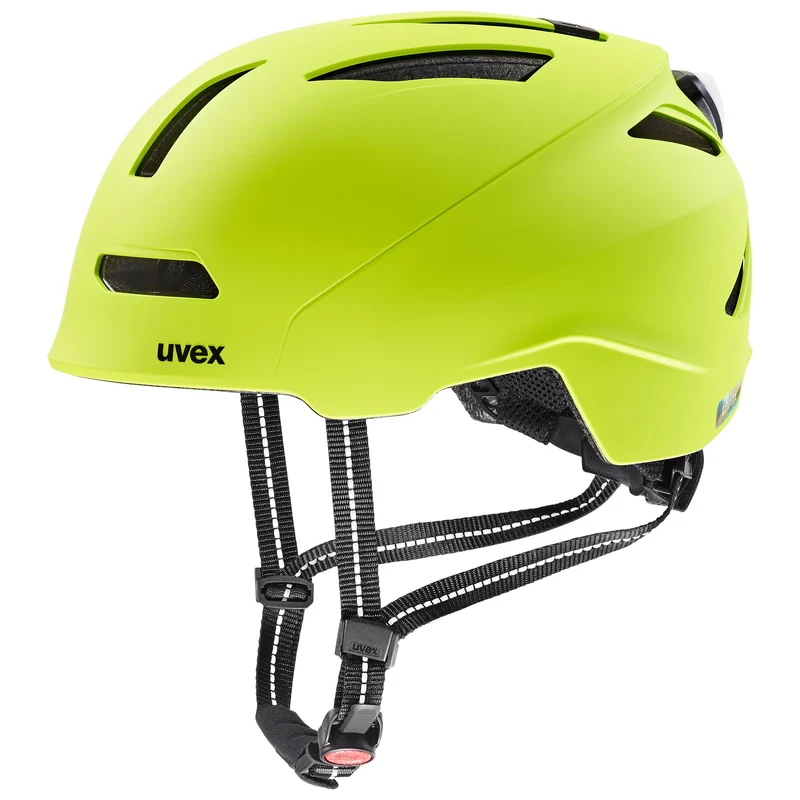 Uvex Urban Planet LED Helm lime matt