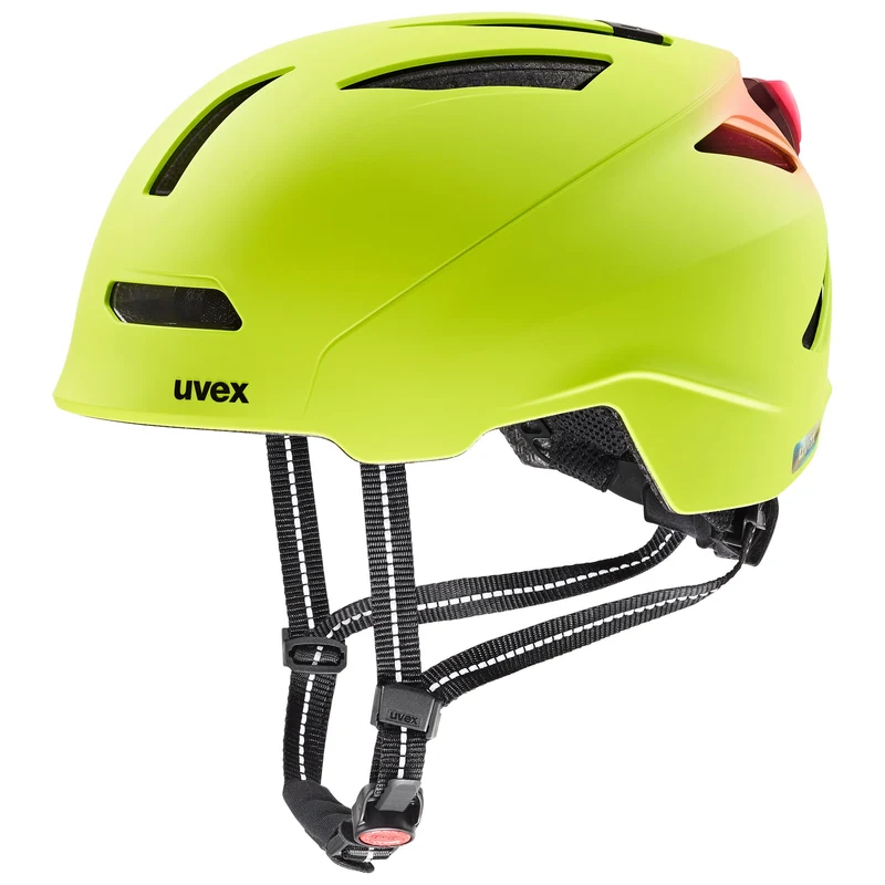 Uvex Urban Planet LED Helm lime matt