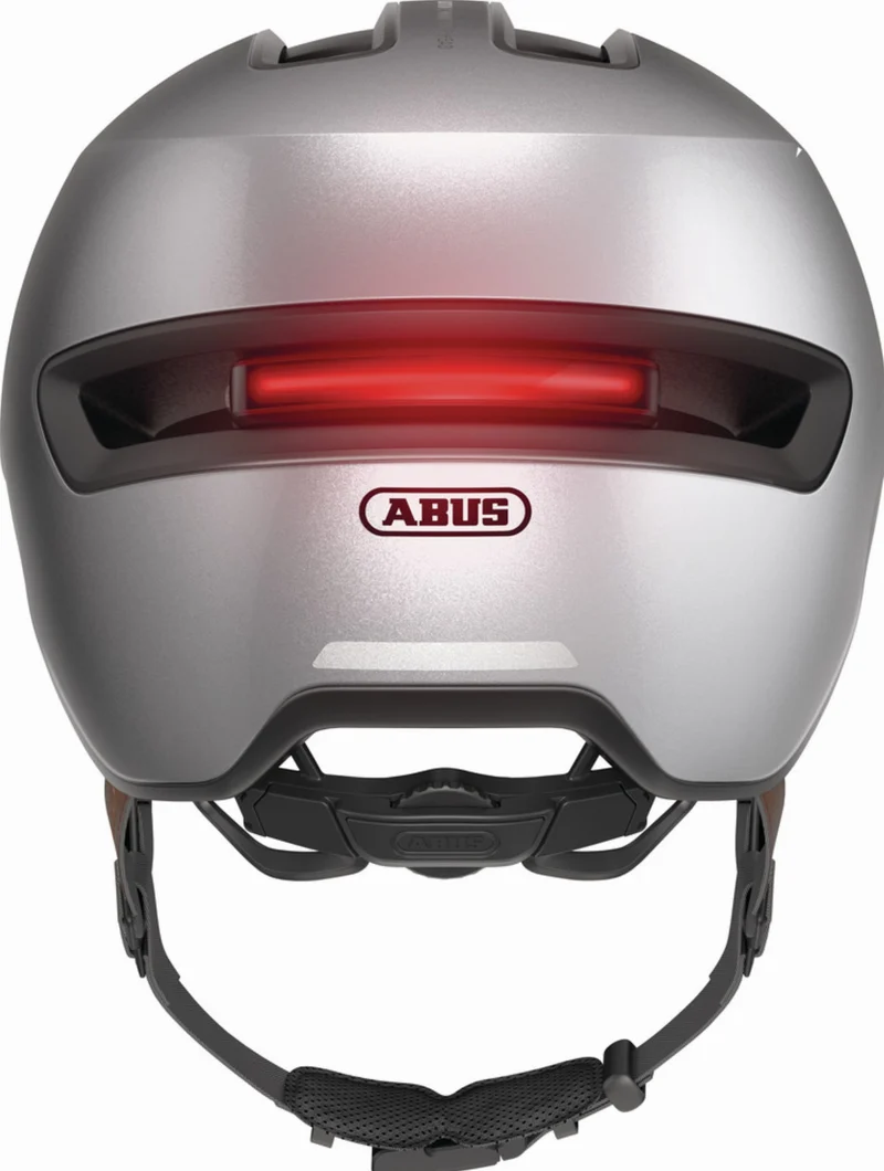 Abus Hud-Y Helm gleam silver