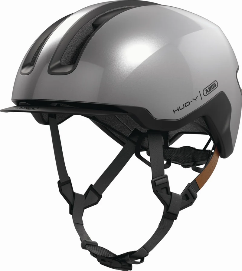 Abus Hud-Y Helm gleam silver