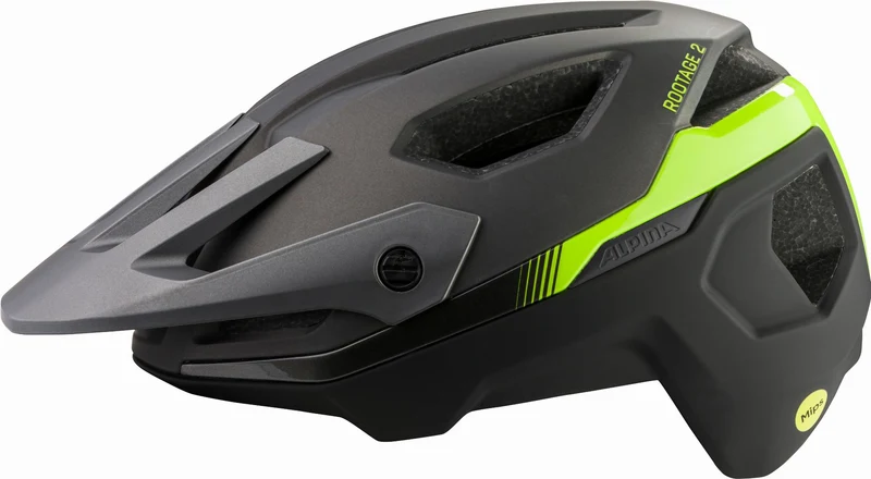 Alpina Rootage 2 Mips MTB-Helm gun black neon