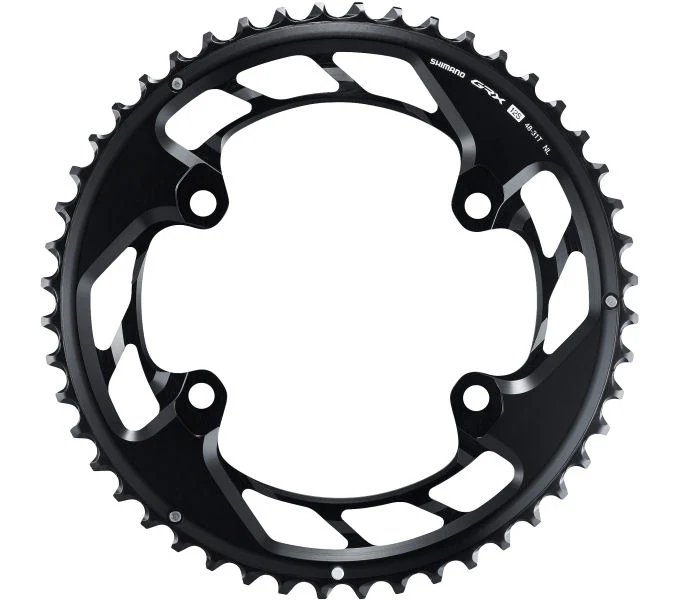 Shimano GRX FC-RX820 2-fach Kettenblatt schwarz