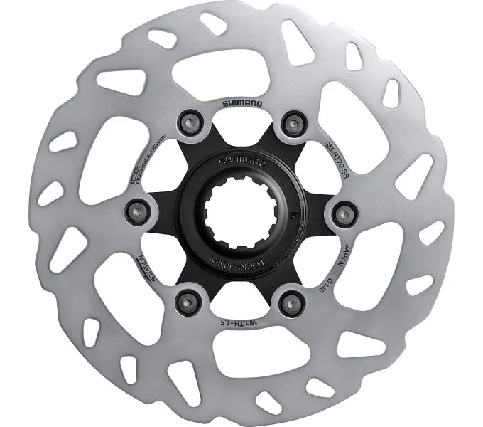Shimano SLX SM-RT70 Bremsscheibe mit Verschlussring Innenverzahnung 1 Stück