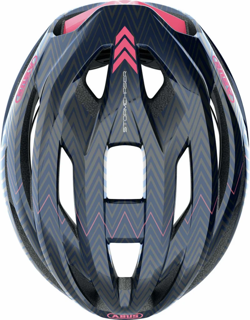 Abus StormChaser Rennrad-Helm zigzag blue