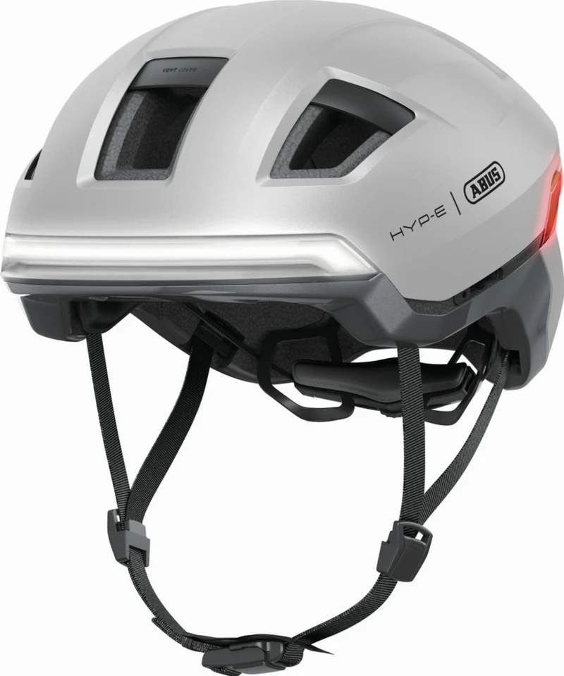 Abus Hyp-E Helm gleam silver