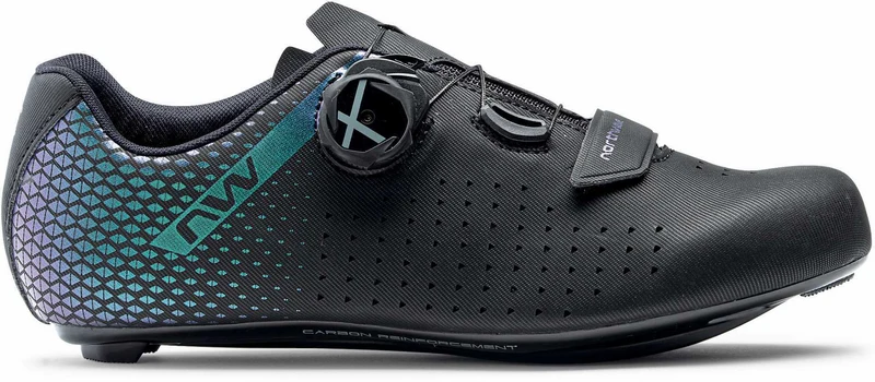 Northwave Core Plus 2 Woman Rennradschuhe black/iridescent