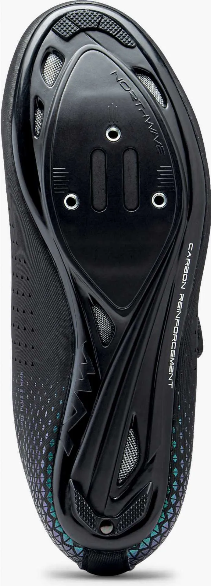 Northwave Core Plus 2 Woman Rennradschuhe black/iridescent