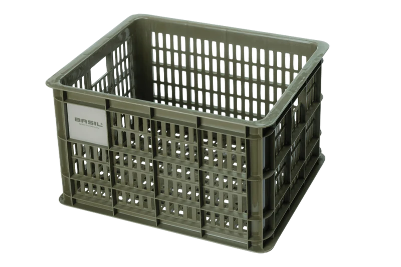 Basil Crate Fahrradkasten moss green