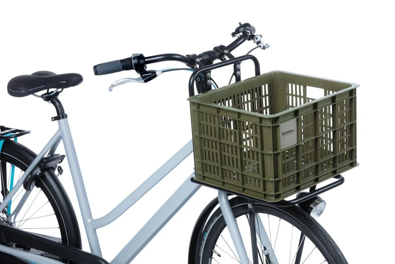 Basil Crate Fahrradkasten moss green
