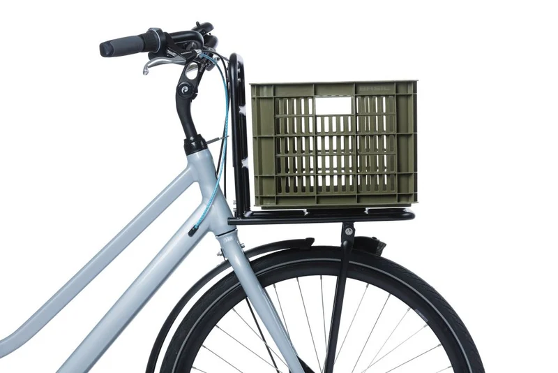Basil Crate Fahrradkasten moss green