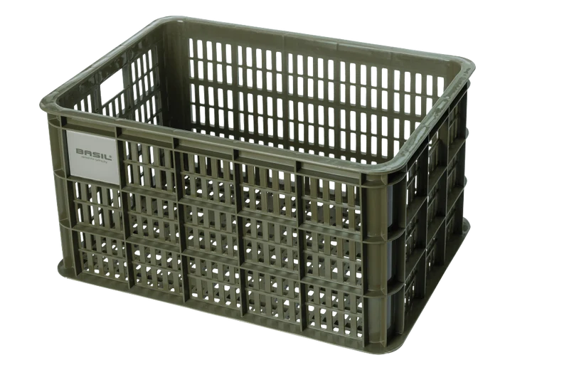 Basil Crate Fahrradkasten moss green