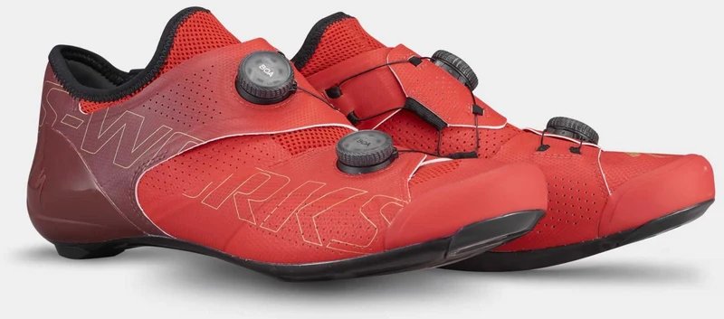 B-Ware - Specialized S-Works Ares Rennradschuhe flo red/maroon (Gebrauchtware)