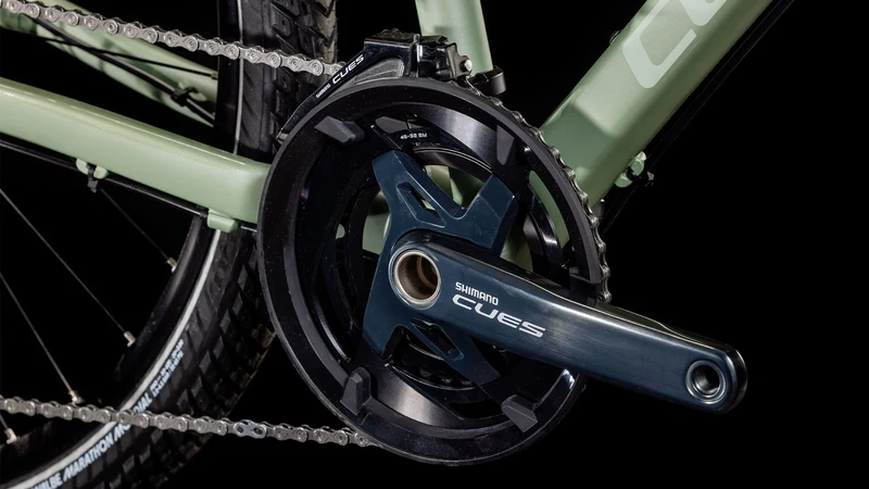 Cube Nature SLX Crossrad Trapeze 28" pistachio´n´palemint