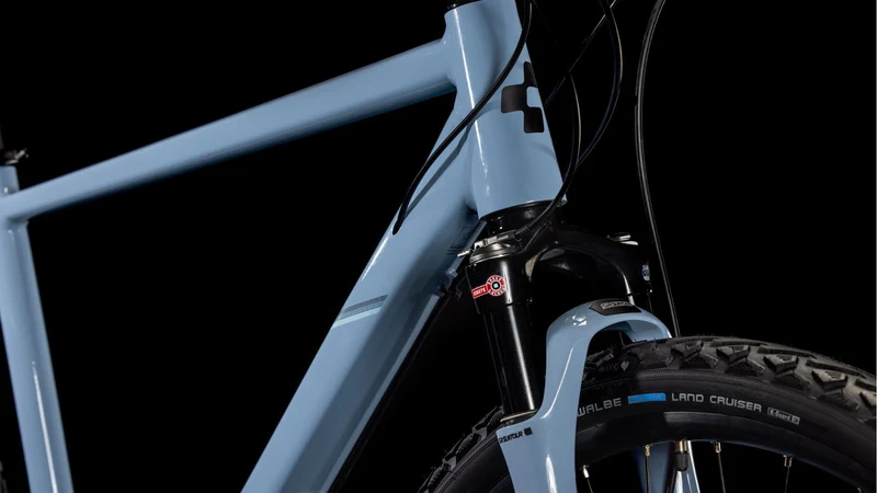 Cube Nature EXC Crossrad Diamant 28" pigeonblue´n´black