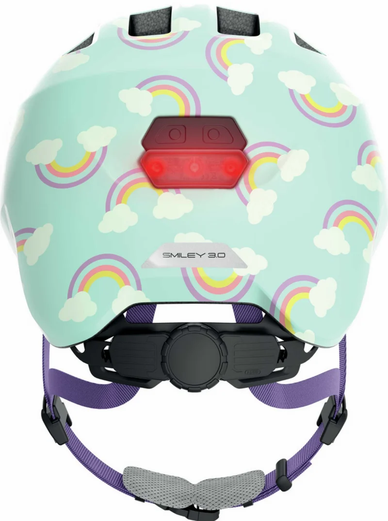 Abus Smiley 3.0 LED Kinder-Helm blue rainbow