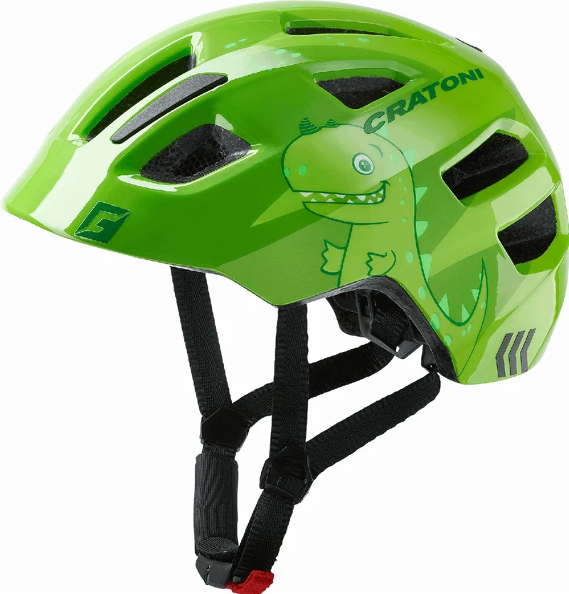 Cratoni Maxster Kinder-Helm dino green glossy