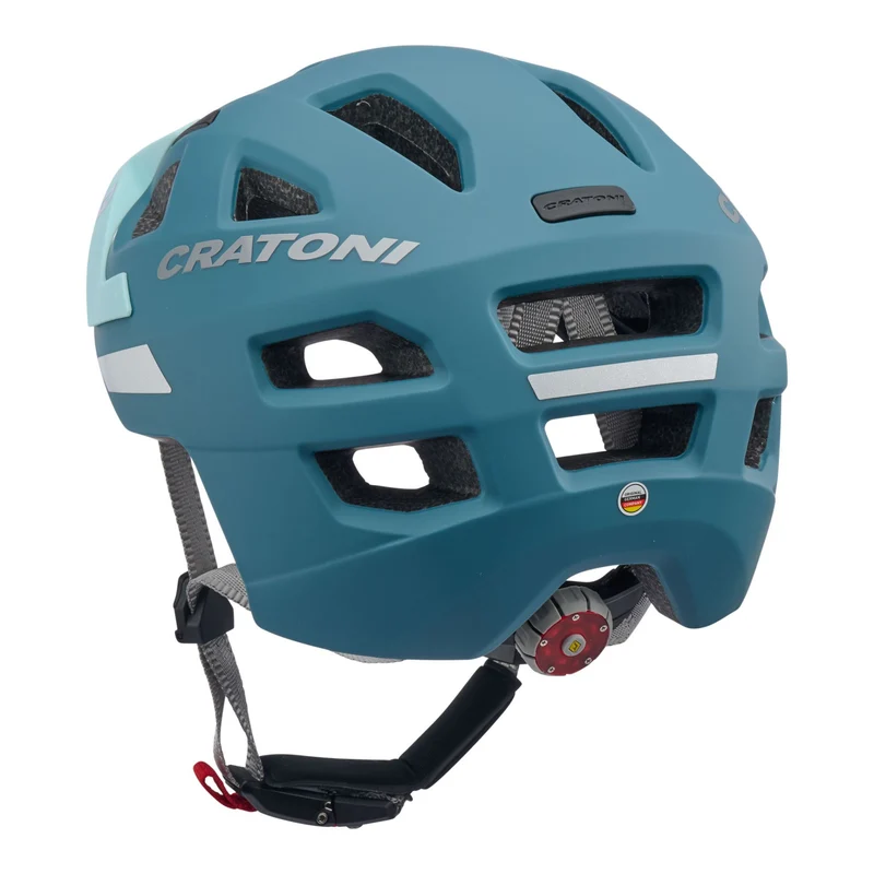 Cratoni Maxster Pro Kinder-Helm steel-blue matt