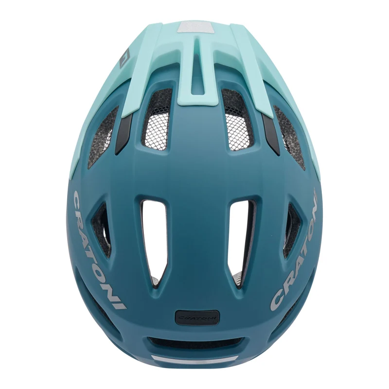 Cratoni Maxster Pro Kinder-Helm steel-blue matt