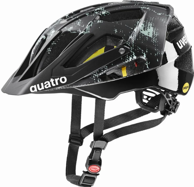Uvex Quatro CC Mips MTB-Helm black-jade matt