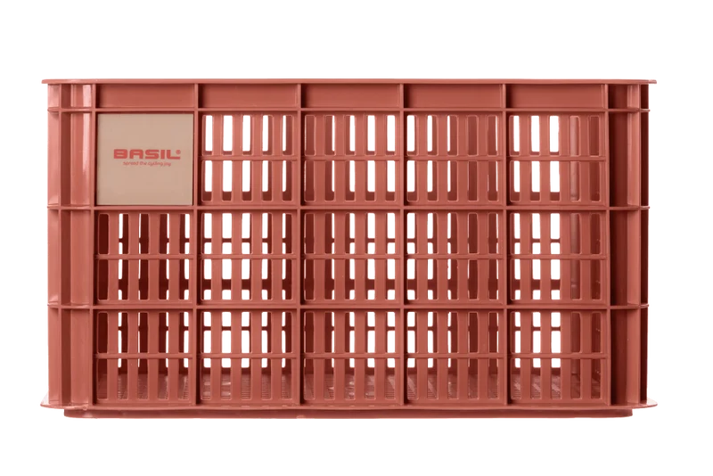 Basil Crate Fahrradkasten terra red