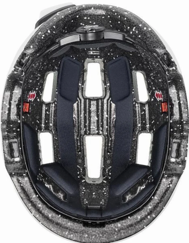 Uvex City 4 Helm white skyfall matt