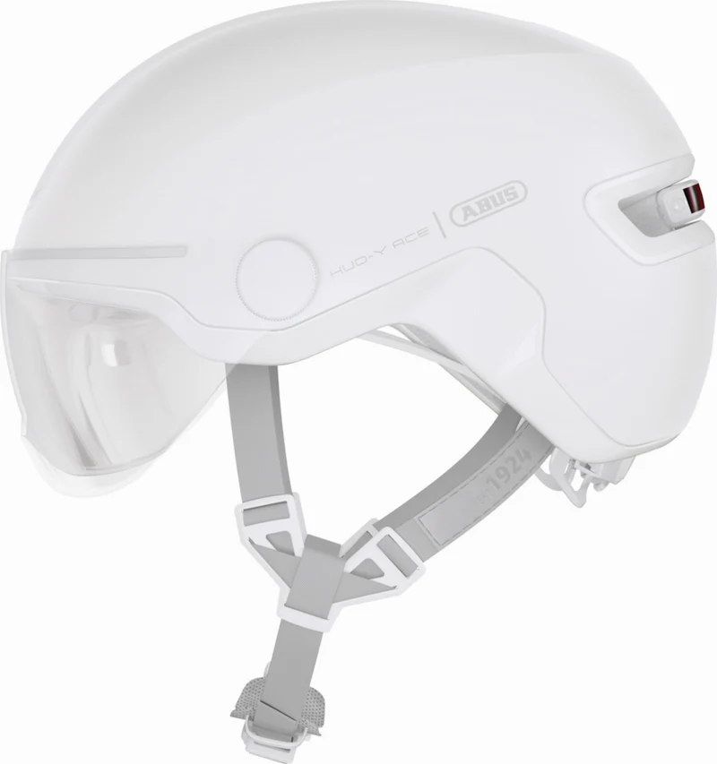 Abus Hud-Y Ace Helm pure white
