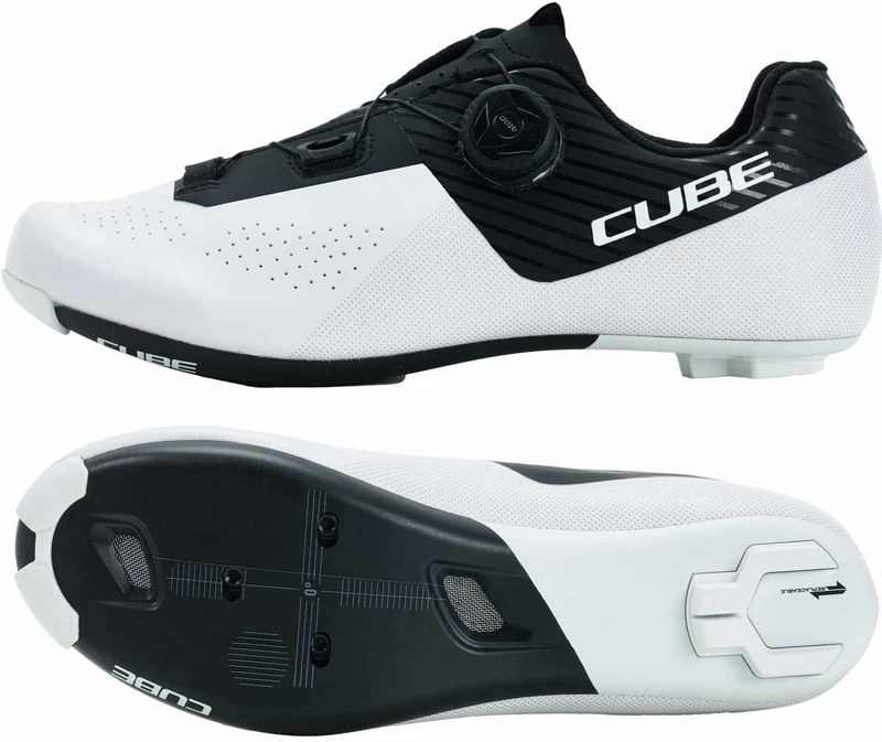 B-Ware - Cube Rennradschuhe RD Sydrix Pro black´n´white (Gebrauchtware)